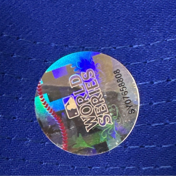 NWT World Series 2011 Hat Cap Men Blue Texas Rangers Baseball ‘47 - Picture 6 of 8